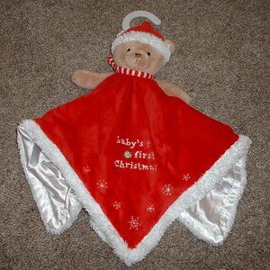 NEW Baby's First Christmas Security Blanket Lovey